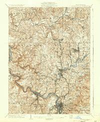 1936 Map of Connellsville, PA — High-Res | Pastmaps