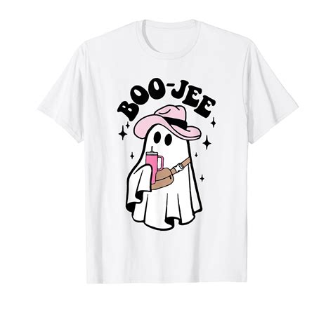 Funny Boujee Boo Jee Spooky Season Ghost Halloween Costume T Shirt