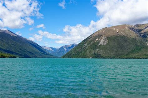 Lake Rotoiti An Alpine Lake In The Tasman Region Of New Zealand Stock