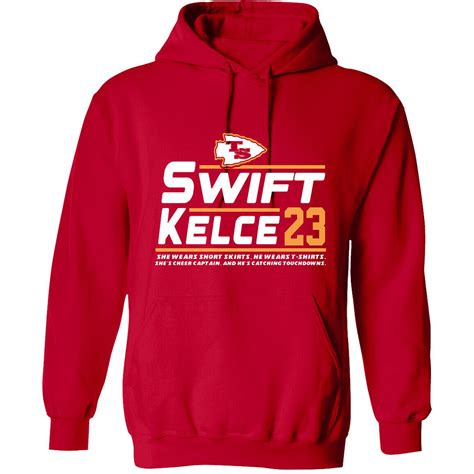 Taylor Swift Travis Kelce 2023 Unisex Pullover Hoodie Kansas City ...