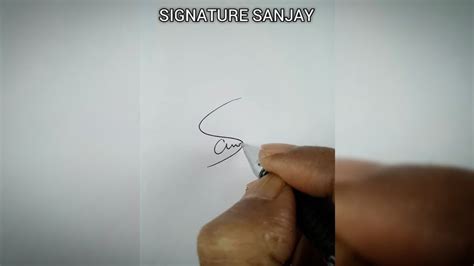 Sanjay Names Signature Style Comment Your Name Shorts Youtube