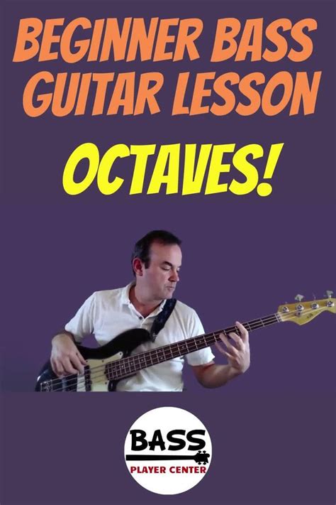 Beginner Bass Guitar Lesson Octaves [video] Bass Guitar Lessons Bass Guitar Guitar Lessons