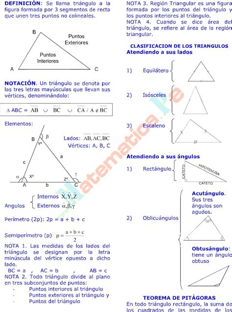 Tri Ngulos Y Sus Teoremas Fundamentales Problemas Resueltos Pdf