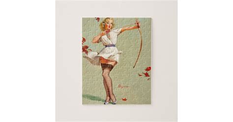 Aiming High Pin Up Art Jigsaw Puzzle Zazzle