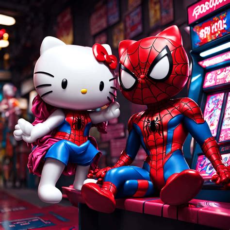 [100+] Hello Kitty And Spiderman Wallpapers | Wallpapers.com