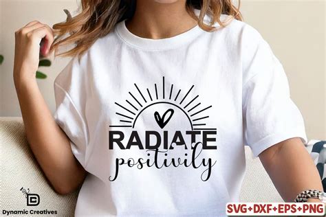 RADIATE Positivity Svg Graphic By Clipart Live Creative Fabrica