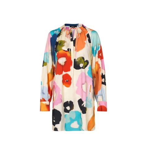 Stine Goya Dounya Dress Tie Dye Floral Beamhill