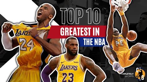 Top 10 Greatest Nba Players Of All Time Youtube