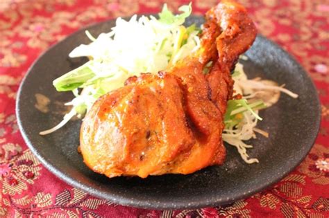 タンドリーチキン Tandoor Chicken 骨付きチキンの炭火焼き Halal 調味料・スパイス Raju 通販｜creemaクリーマ