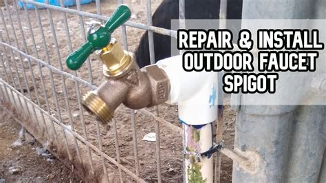 Outdoor Water Spigot Repair Kit