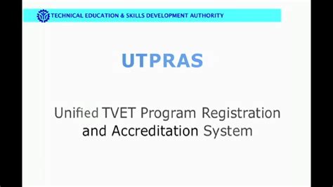 How To Apply For Tvet Program Registraion Utpras Registration Youtube