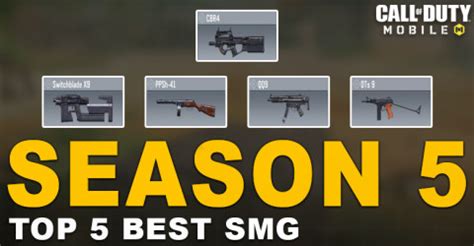 Best Smg In Call Of Duty Mobile Season Zilliongamer