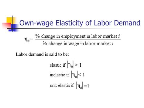 Ppt Chapter 4 Labor Demand Elasticities Powerpoint Presentation Free Download Id296621