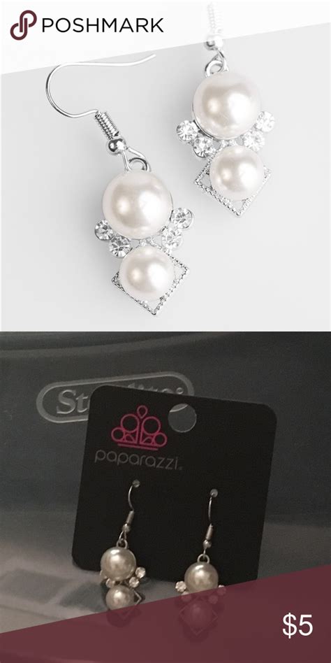 Jewelry White Pearl Earring Jewelry Paparazzi Jewelry