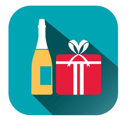 Diseño Png Y Svg De Icono Cuadrado De Caja De Regalo De Vino Para Camisetas