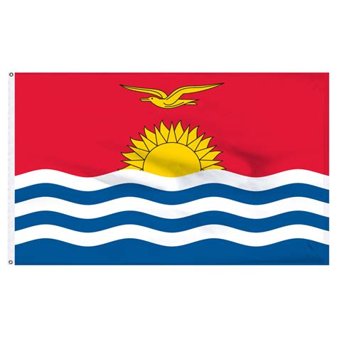 Kiribati 3ft X 5ft Nylon Flag