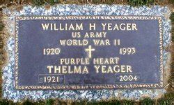 William H Yeager 1920 1993 Memorial Find A Grave