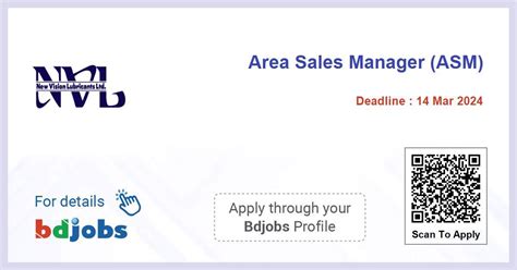 Area Sales Manager ASM New Vision Lubricants Limited Bdjobs