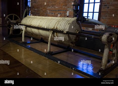 At the Sapporo Beer Museum in Sapporo, Japan. Interior tour area Stock Photo - Alamy