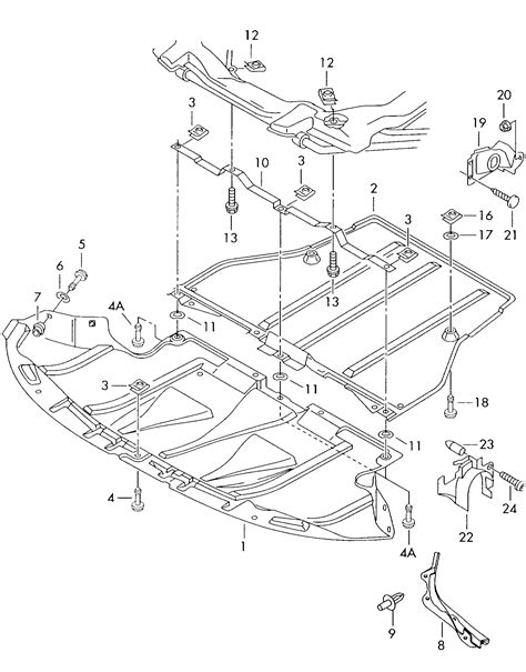 Volkswagen Passat Variant 2000 2009 Noise Insulation Cover For Jointed Shaft Cover For