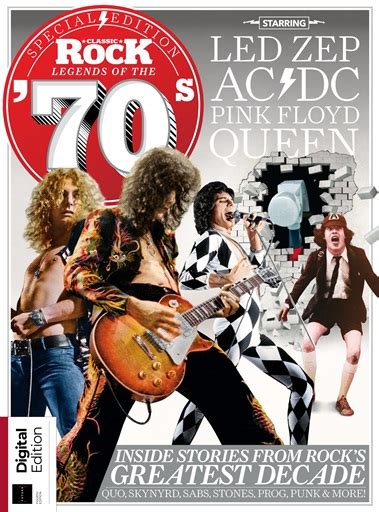 Music Magazine Classic Rock Special Legends Of The 70s Fourth