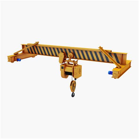 3D model overhead crane hoist 1 - TurboSquid 1433911