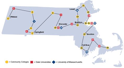 Go Higher! Discover your community colleges, state universities and UMass campuses