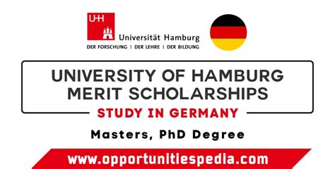 University of Hamburg Merit Scholarships 2024-25 in Germany ...