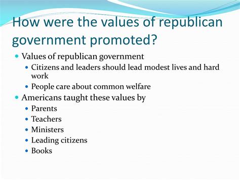 PPT - What is republican government? PowerPoint Presentation, free ...