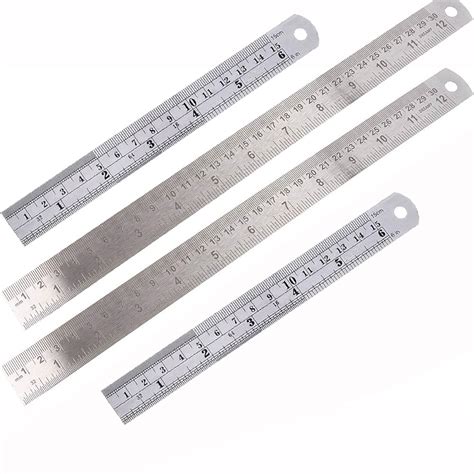 Stainless Steel Scale 15cm & 30cm (Set of 4pcs) – Ezeeport – Best Products | Easy Delivery