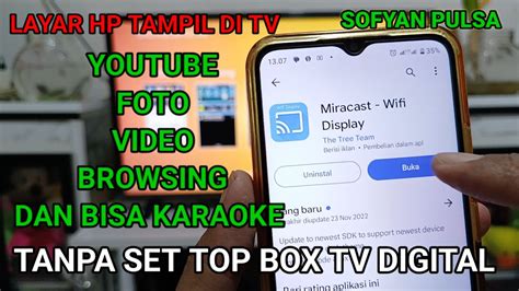 Cara Menampilkan Layar Hp Ke Tv Tanpa Set Top Box Cukup Dengan Anycast