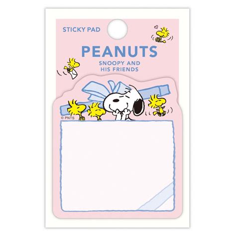 スヌーピー Be Yourself ダイカット付箋 Snby カットピンク 812065 日本ホールマーク キャラクター Peanuts 文具