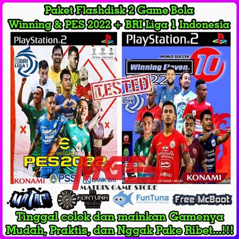 Jual Flashdisk Game PS2 PS 2 EFootball PES 2022 Dan Winning Eleven 2022