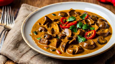 Kaalan Curry Chettinad Mushroom Curry Recipe