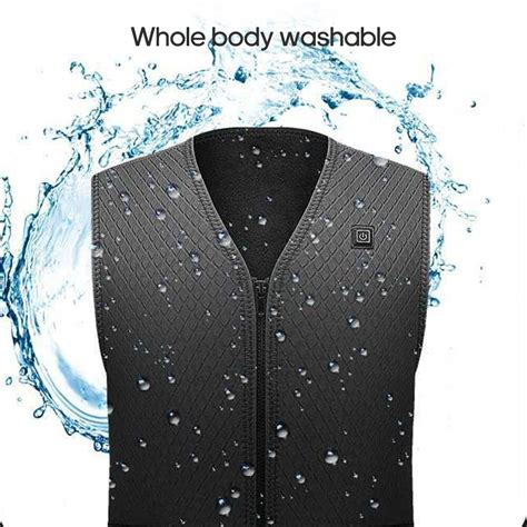 Unisex Warming Verwarmde Vest Verwarmd Usb Infraro Grandado