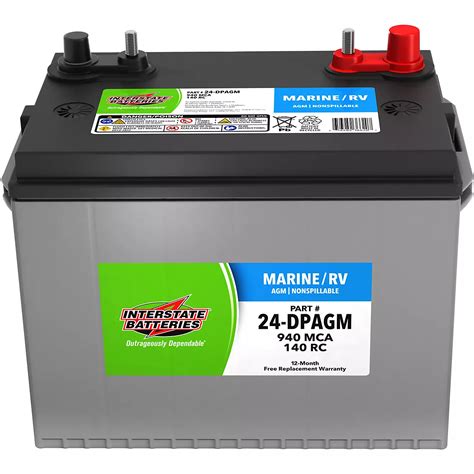 Interstate Batteries Marine 24AGM Battery | Academy