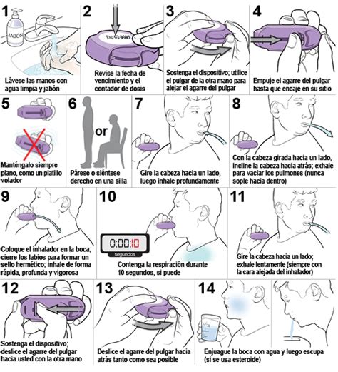 C Mo Usar Un Inhalador Diskus De Polvo Seco Paso A Paso Veterans Affairs