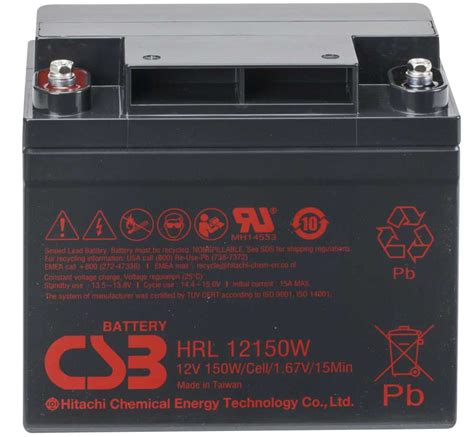 CSB Battery HRL12150WFR 12V 37 5AH Blei Akku AGM ZDIS