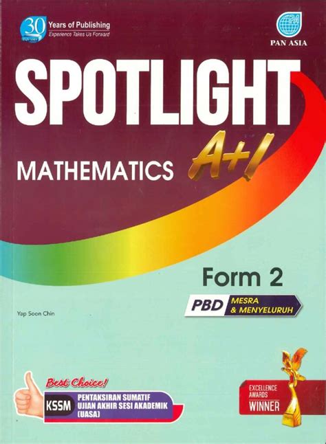 Buku Kerja Latihan Spotlight A 1 Mathematics Form 2 2023 No 1 Online Bookstore And Revision