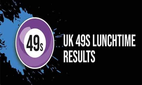 Uk S Lunchtime Results Thursday January