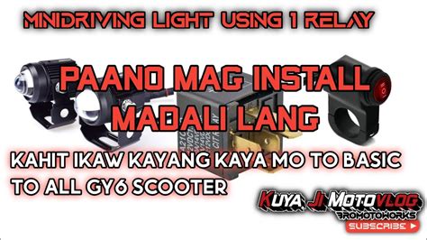 Paano Mag Install Ng Mini Driving Light Using Relay Kayang Kaya Mo