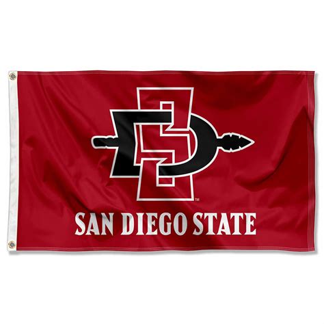 San Diego State University Logo Outdoor Flag - State Street Products