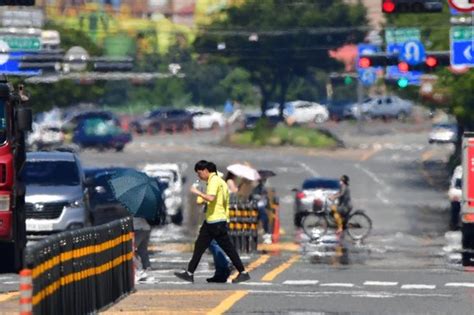 주말 중부는 찜통 남부는 폭우대기 불안정 예보 변동성 커 네이트 날씨