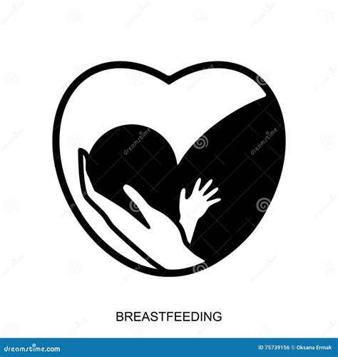 Breastfeeding Icon Stock Vector Illustration Of Feeding