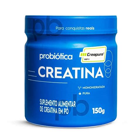 Marca De Creatina Pura - Creatina Creapure 100% Pura Pote 150g Probiótica - Fit House