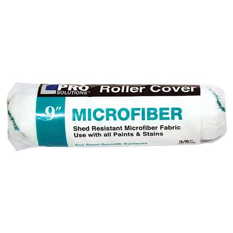 9" x 3/8" Nap Pro Solutions 33038 Microfiber Roller Cover | Applicators ...