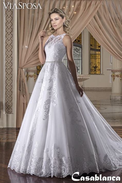 Vestido De Noiva Via Sposa Cole O Casablanca Vestido Rodado Cav