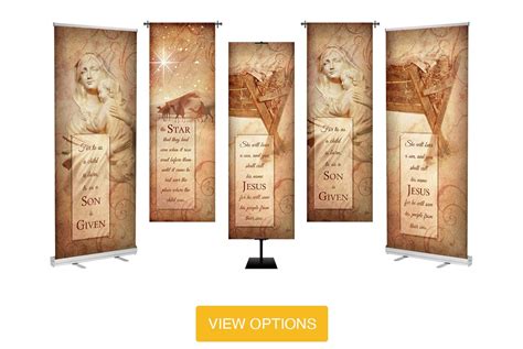 Christmas Design Styles | Indoor Christmas Banners | ChurchBanners.com