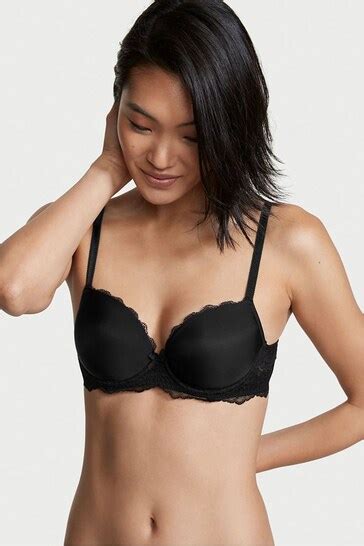 Buy Victorias Secret Black Lace Wing Lightly Lined Demi Bra From The