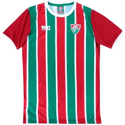 Camisa Fluminense Attract Retrô Dry 1902 Infantil Juvenil